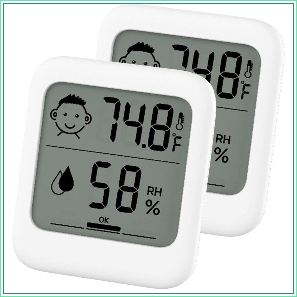 Thermometer Digital - Zestaw 2 cyfrowych termometrów i higrometrów