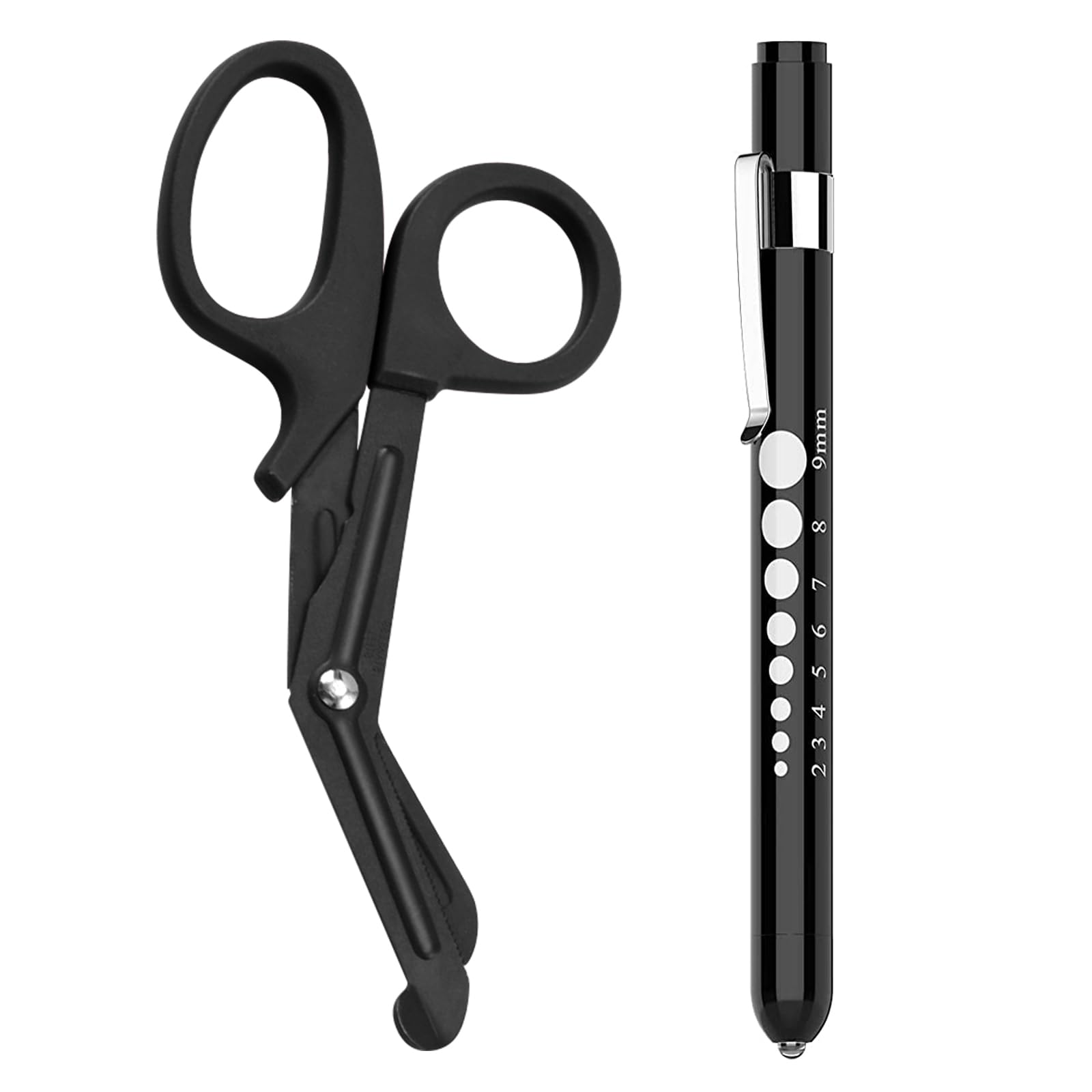 Medical Scissors - 2/4 szt. Nożyczki medyczne i latarki